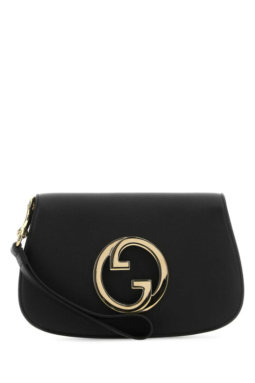 Чорна шкіряна сумочка Gucci Blondie, чорна GUCCI (698630UXX0G)