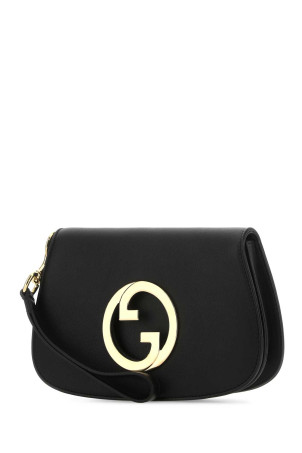 Black leather Gucci Blondie clutch Black GUCCI (698630UXX0G)