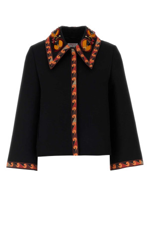 Black gabardine blazer Black EMILIO PUCCI (6HRA076H608)