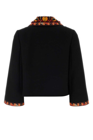 Black gabardine blazer Black EMILIO PUCCI (6HRA076H608)