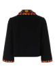 Чорний блейзер із габардину, чорний, EMILIO PUCCI (6HRA076H608)