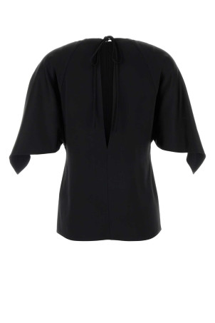 Black satin top Black STELLA McCARTNEY (6T03013FU302)
