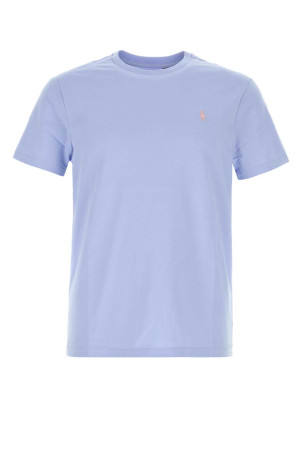 Powder blue cotton t-shirt POLO RALPH LAUREN (710671438)