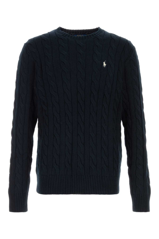Dark blue cotton sweater POLO RALPH LAUREN (710775885)