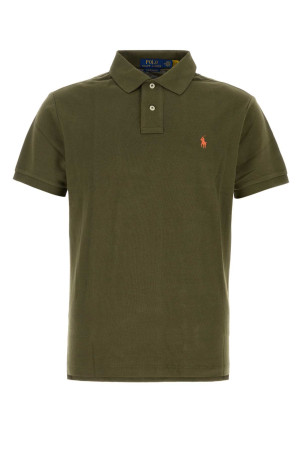 Olive green piquet polo shirt POLO RALPH LAUREN (710782592)