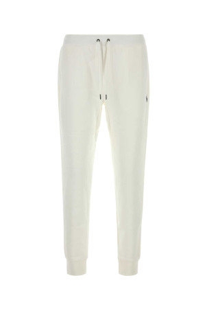 White cotton blend joggers POLO RALPH LAUREN (710881518)