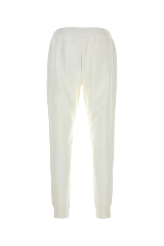 White cotton blend joggers POLO RALPH LAUREN (710881518)