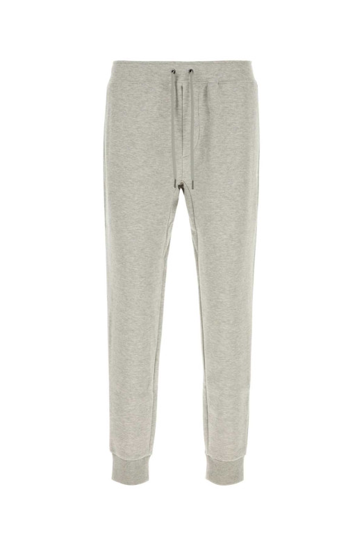 Melange grey cotton blend joggers POLO RALPH LAUREN (710881518)