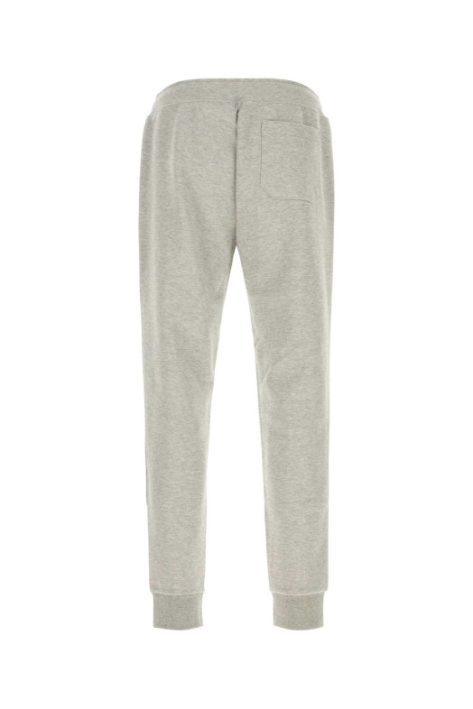 Melange grey cotton blend joggers POLO RALPH LAUREN (710881518)