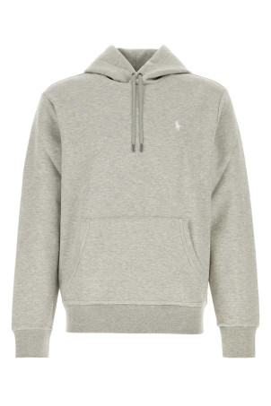 Melange grey cotton blend sweatshirt POLO RALPH LAUREN (710907092)