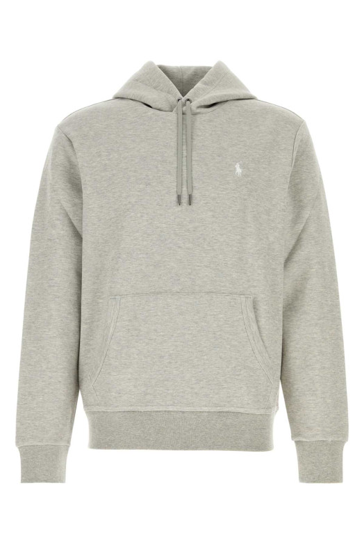 Melange grey cotton blend sweatshirt POLO RALPH LAUREN (710907092)