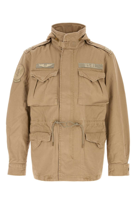Beige cotton jacket Gray POLO RALPH LAUREN (710961616)