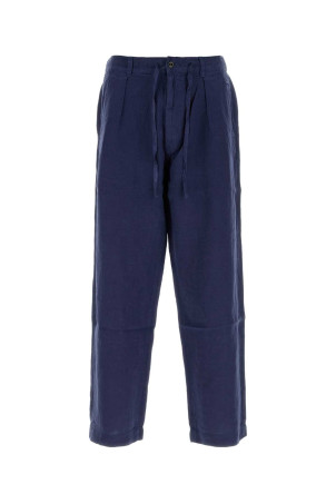 Navy blue linen pant POLO RALPH LAUREN (710971941)