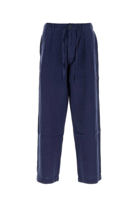 Navy blue linen pant POLO RALPH LAUREN (710971941)