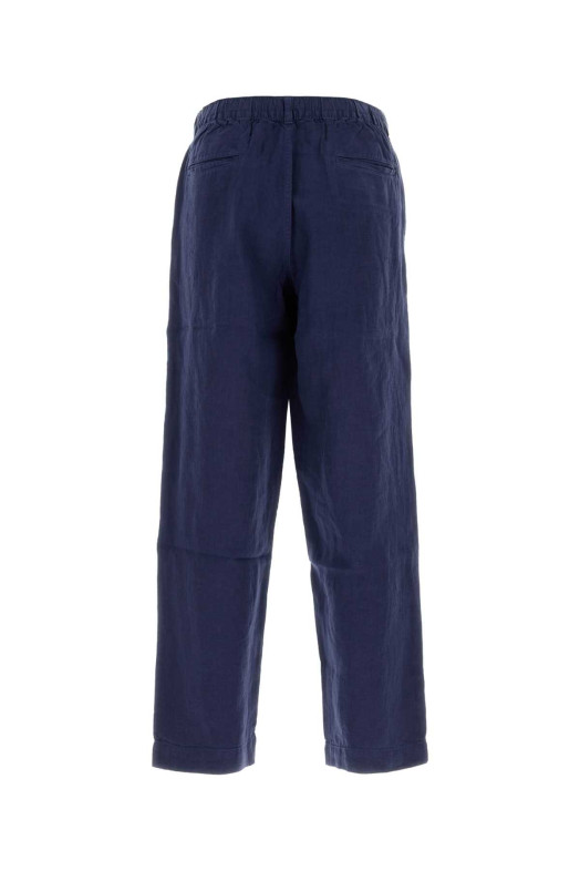 Navy blue linen pant POLO RALPH LAUREN (710971941)