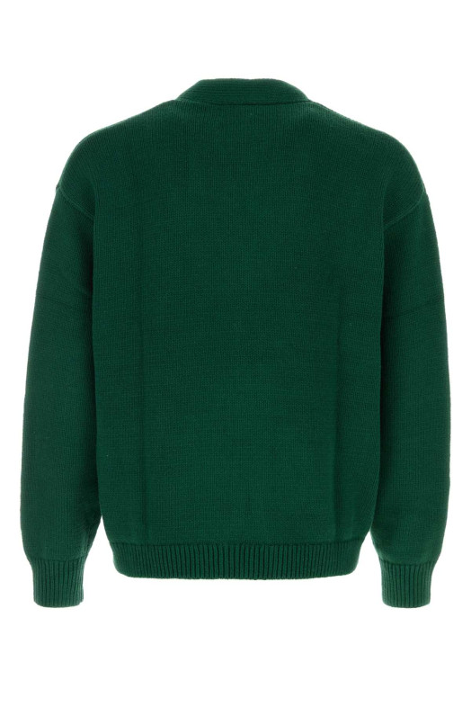 Bottle green cotton cardigan POLO RALPH LAUREN (710B13887)