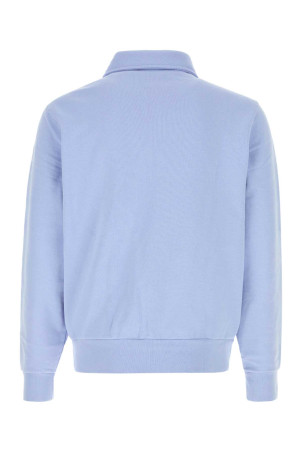 Powder blue cotton polo shirt POLO RALPH LAUREN (710B18911)