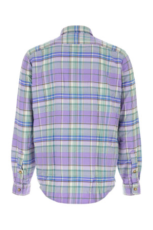 Embroidered flannel shirt POLO RALPH LAUREN (710B19883)