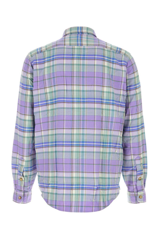Embroidered flannel shirt POLO RALPH LAUREN (710B19883)
