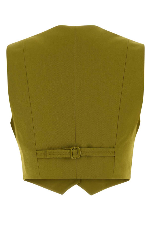 Pistachio green twill Luna vest ZIMMERMANN (7299JS261)