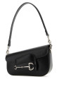 Black leather mini Gucci Horsebit 1955 handbag Black GUCCI (7742091DB0N)