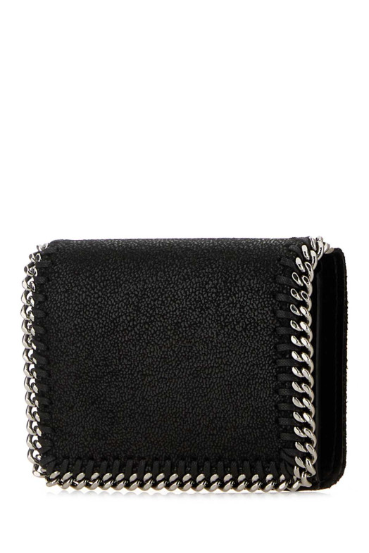 Black shaggy deer Falabella wallet Black STELLA McCARTNEY (7P0085W9132)