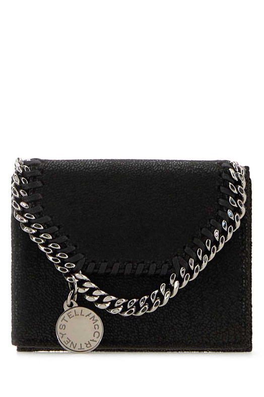 Black shaggy deer Falabella wallet Black STELLA McCARTNEY (7P0095W9132)