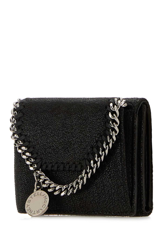 Black shaggy deer Falabella wallet Black STELLA McCARTNEY (7P0095W9132)