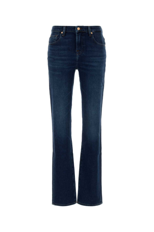 Джинсы из синего эластичного денима модели Slim от SEVEN FOR ALL MANKIND (7UCJ0G98)