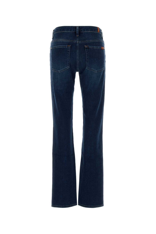 Джинсы из синего эластичного денима модели Slim от SEVEN FOR ALL MANKIND (7UCJ0G98)