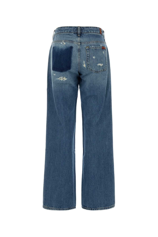 Denim Low Straight jeans SEVEN FOR ALL MANKIND (7UD70E52)