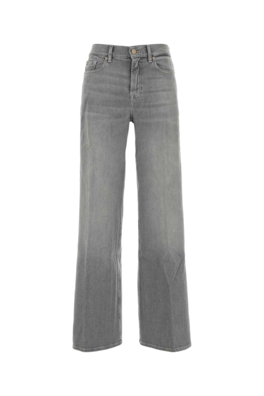 Grey stretch denim Lotta jeans SEVEN FOR ALL MANKIND (7UG20C66)