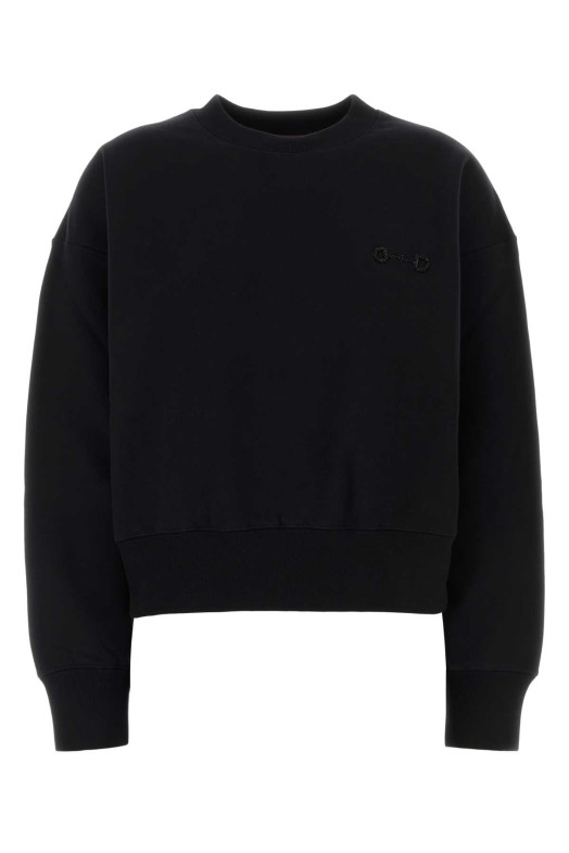 Black cotton sweatshirt GUCCI (837931XJHMP)