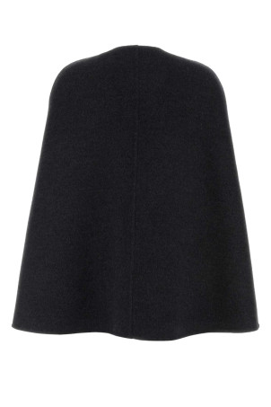 Charcoal wool blend cape GUCCI (852796ZAQW0)
