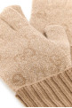 Beige cashmere blend gloves GUCCI (8529693GAMK)