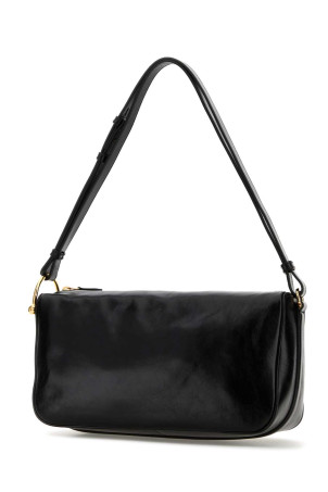 Black leather shoulder bag Black GUCCI (860787AAF1G)