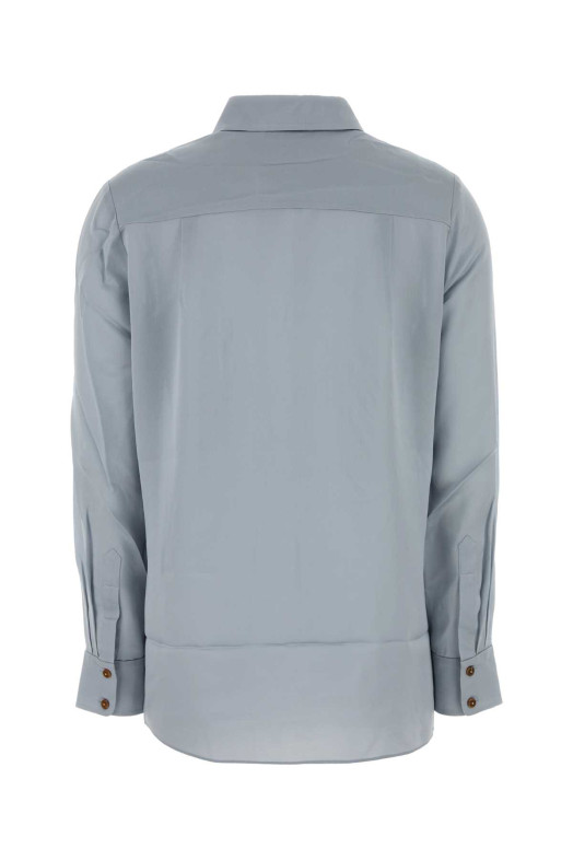 Light blue crepe Luna shirt ZIMMERMANN (8920TS261)