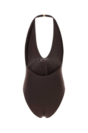 Chocolate stretch viscose Luca bodysuit ZIMMERMANN (8928TS261)