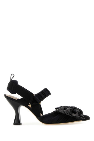 Black mesh ColibrÃ¬ pumps FENDI (8J8893AWD3)