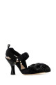 Black mesh ColibrÃ¬ pumps FENDI (8J8893AWD3)