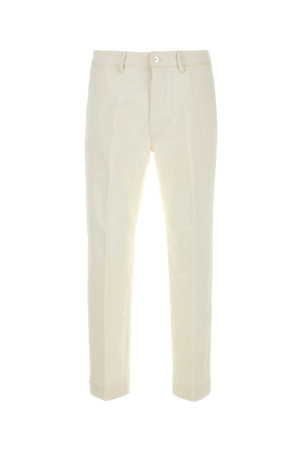 White cotton Tim pant Lactic NINE IN THE MORNING (9SS25TI77H48)