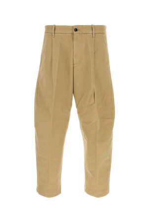 Beige cotton blend Giulio pant Beige NINE IN THE MORNING (9SS26GIG30SQ)