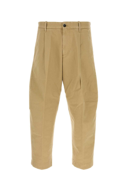 Beige cotton blend Giulio pant Beige NINE IN THE MORNING (9SS26GIG30SQ)