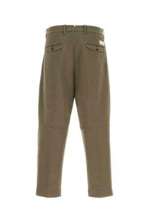 Olive green cotton blend Giulio pant Green NINE IN THE MORNING (9SS26GIG30SQ)