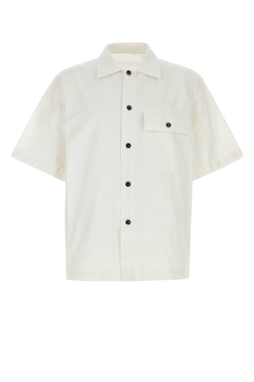 White cotton shirt White NINE IN THE MORNING (9SS26MX32)