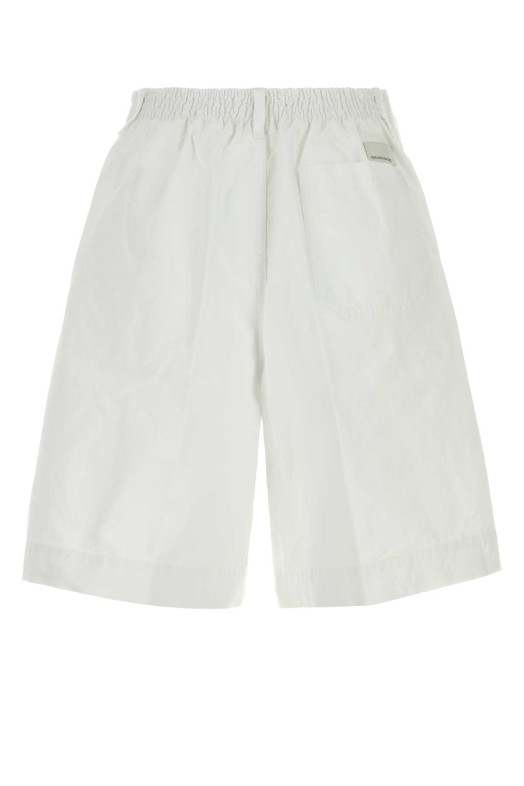 White cotton Otto bermuda shorts White NINE IN THE MORNING (9SS26TT26)