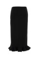 Черная трикотажная юбка MOSCHINO (A01075524)