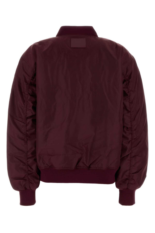 Tyrian purple polyester Leon bomber jacket ANINE BING (A0110490)