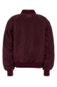 Tyrian purple polyester Leon bomber jacket ANINE BING (A0110490)