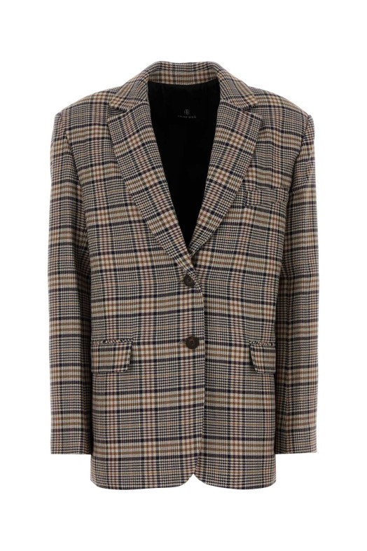 Embroidered jacquard Quinn blazer ANINE BING (A0112220)